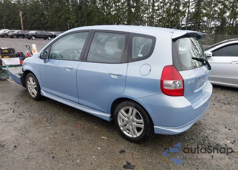 2008 Honda Fit Sport из США, поврежденный, VIN JHMGD38638S044134